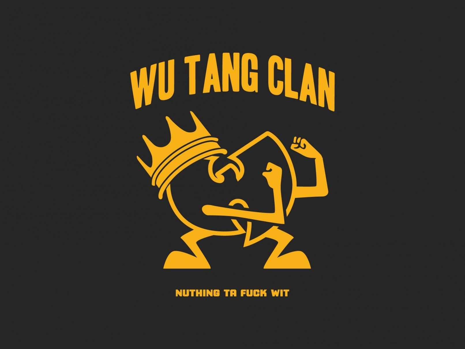 Wu Tang Vector Logo Fighting Mascot Design Old Dirty Dermot BK NY